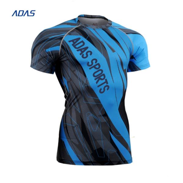 Breathable Training MMA Compression Shirts BJJ Rash Guard For UFC Fighter