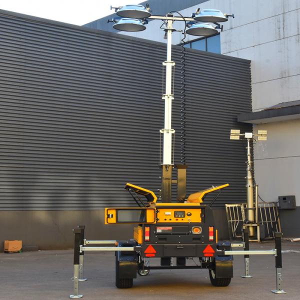 Diesel Light Tower Running Time 8hours Emergency Light Tower Trailer Mounted Light Towers