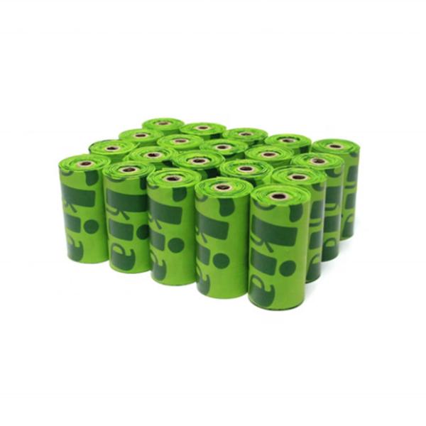 Quality Wholesale 100% Compostable Biodegradable Dog Poop Bag Sustainable Packaging Bags Supplier China OEM Customized Logo Design for sale