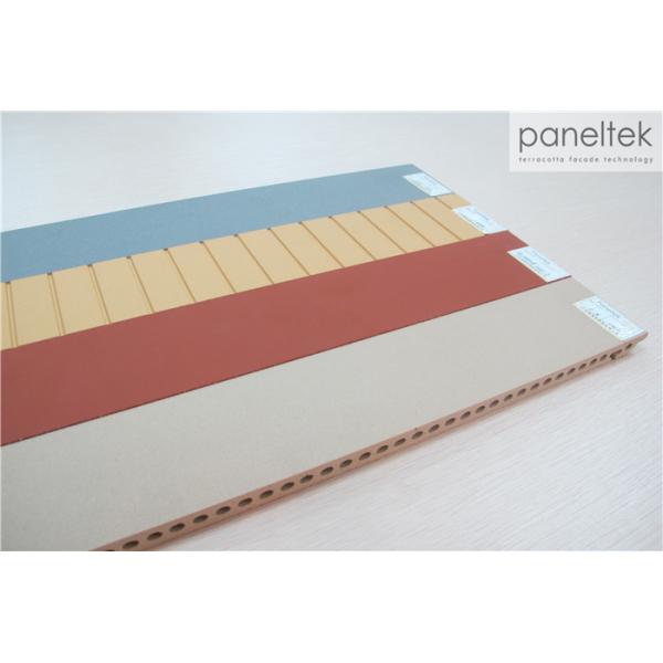 Red / Yellow Exterior Wall Cladding Panels Anti - Fade With High Strength