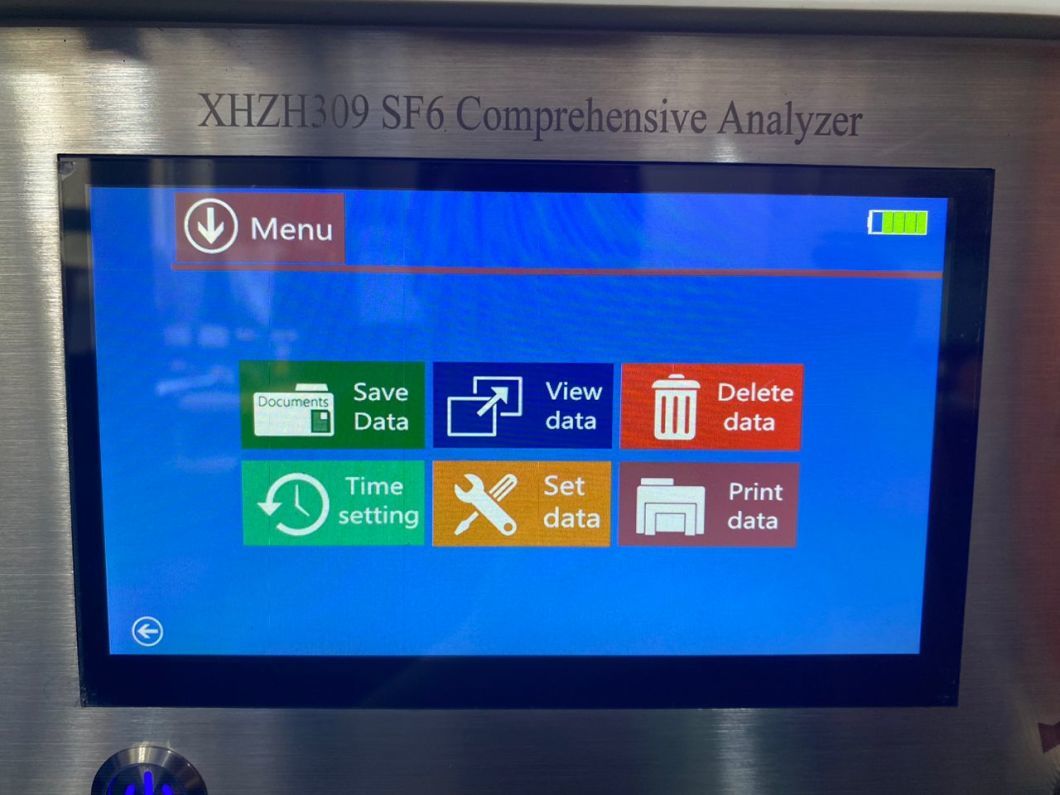 Xhzh309 Sf6 Gas Comprehensive Analyzer for Humidity, Purity, Decomposition Testing