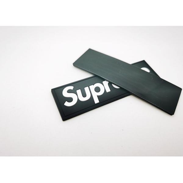 Debossed PVC Silicone Rubber Labels OEKO-TEX PVC Rubber Patch