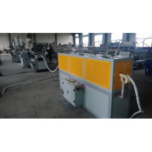 Buy cheap PE PP Plastic Pipe Extrusion Machine , Plastic Pipe Extrusion Line product