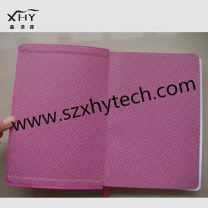 Best PU leather embossed Logo hardcover notebook