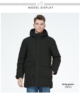 Parker Style Man Winter Coat Polyester Warm Jackets For Men L To 4XL