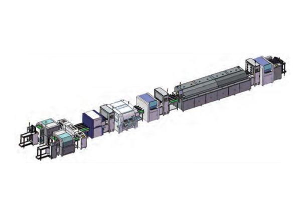 Quality Dual-Track High Speed Wiring Scheme B Infitek SMT Production Line Solutions for sale