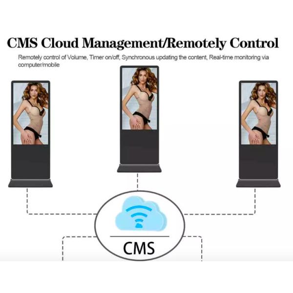 49 Inch Interactive Touch Screen Kiosks Digital Kiosk Display