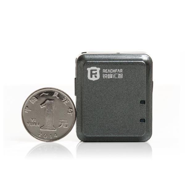 Quality coin size real-time car gps tracker alarm with voice surveillance RF-V8 for sale