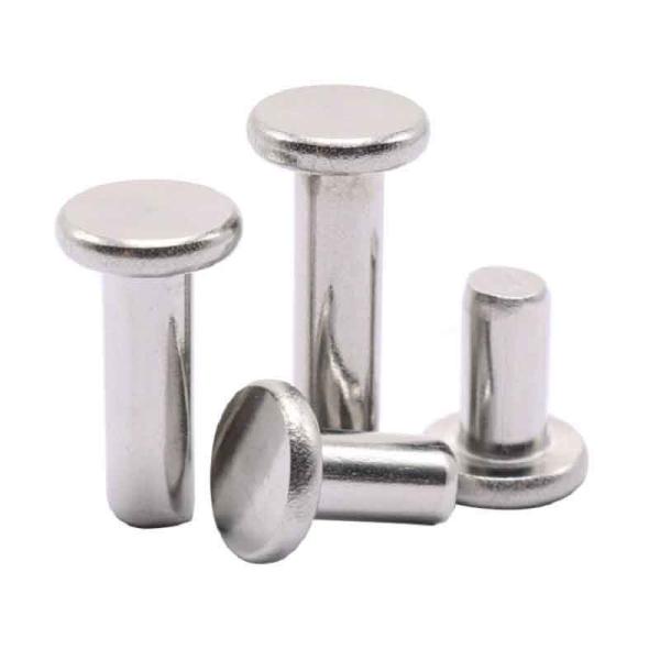 Quality Small Wooden or Bone Studs The Earliest Form of 304 Stainless Steel Flat Head Solid Rivets for sale
