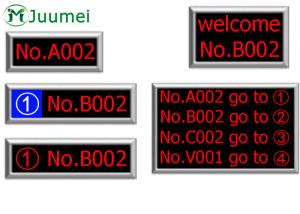 Buy cheap Dot Matrix Token LED Counter Display Bank Queue Number System product
