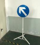 Manually 3M Engineering Grade Reflective Traffic Signs Foldable