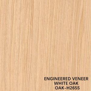 China Slice Cut Technics Man Made Wood Veneer White Oak Quarter Cut H265S on sale
