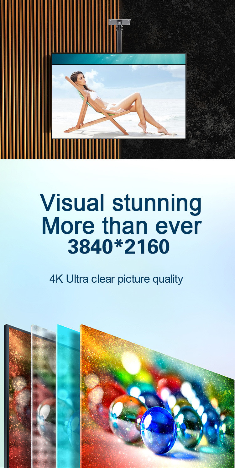Hanging Window LCD Display Advertising Screen Digital Shop Window Displays