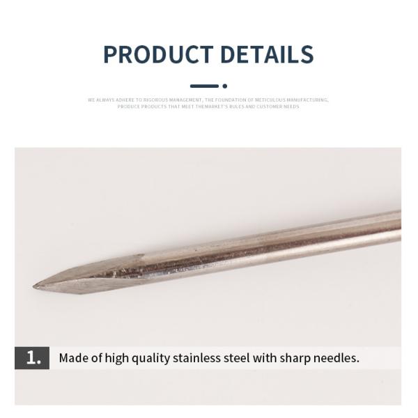 Precision Veterinary Rumen Puncture Instrument 0.08kg Black Tool For Accurate Procedures