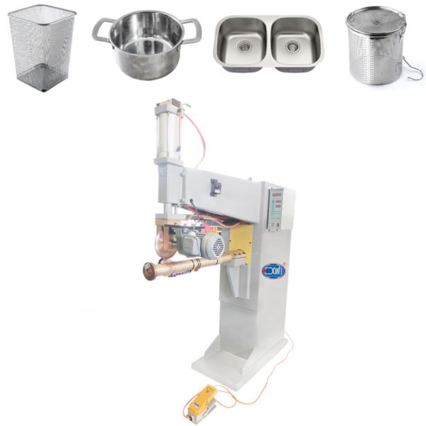 Quality Duct Pipe Longitudinal Straight Line Resistance Storage Tank Seam Welding Machine for sale