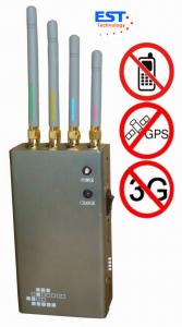 China WIFI Car GPS Blocker Signal Jammer EST-808KE , 1500 - 1600MHZ Frequency on sale
