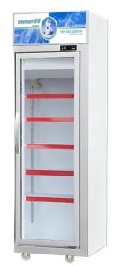 Single Door Commercial Upright Feezer For Redbull And Milk Water Cooler