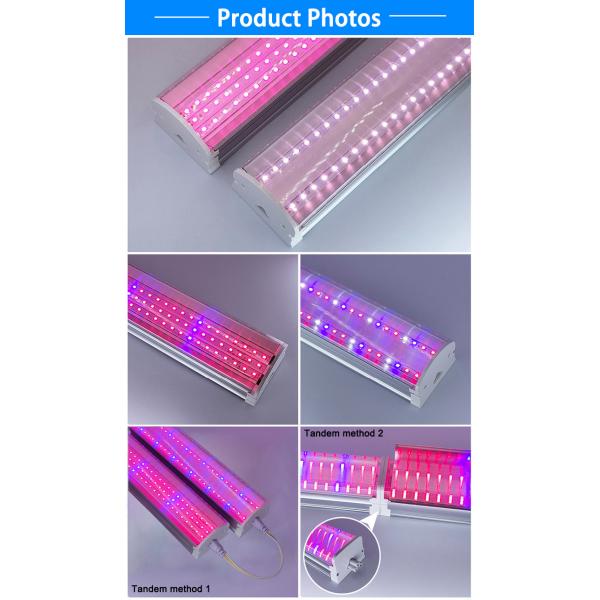 4ft 6ft 8ft Full Spectrum LED Light Strips V Shape Reflector LED Tube Grow Light