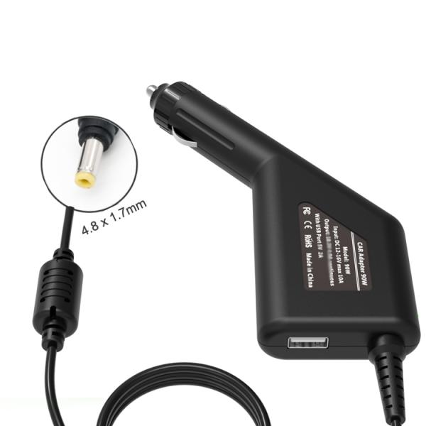 18.5V 3.5A 65W Fast Car Charger , Laptop Car Charger With 4.8 X 1.7 Mm Connector