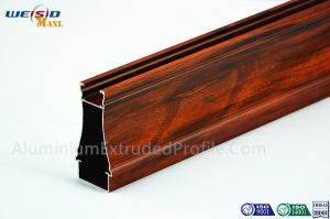 Buy cheap Structural AA6063 T5 Window Aluminium Frame Wood Grain Surface product