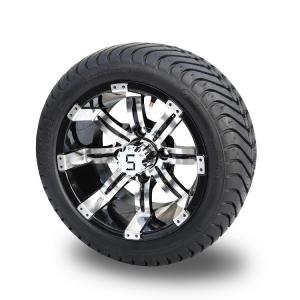 China Golf Cart 12 Inch Aluminum Alloy Wheel With 215/35-12 DOT Street Tire on sale