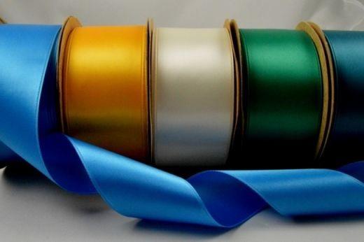 Quality Polyester 4m Roll 38mm Double Sided Satin Ribbon for sale