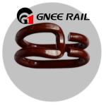 Railway Track Stability Rail Fasteners with Elastic Rail Clips for Secure Fixing
