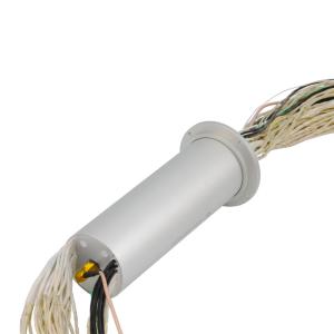 Electrical Slip Ring Integrated with HF Rotary Joint with Multiple Contacts and Customizable Housing