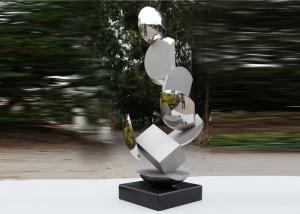 Buy cheap Modern Stainless Steel Sculpture Highly Polished For Pool Decoration product