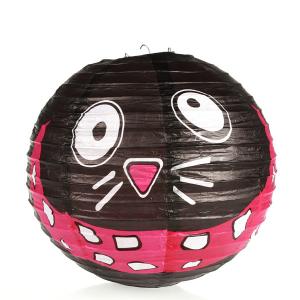 8 Inch Printed Hanging Paper Lanterns / Decorative Hanging Lanterns