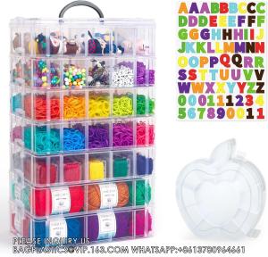 Buy cheap Adjustable Compartments,Stackable Storage Containers For Arts And Crafts, Toy, Threads,Fuse Beads, Washi Tapes product