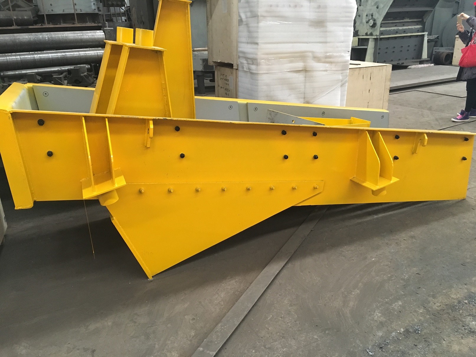 600mm GZT 1148 Mining Apron Feeder Widely Used , Electromagnetic Vibrating Grizzly Feeder