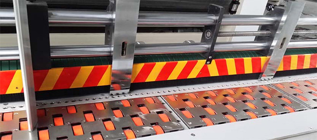 Corrugated Carton Flexo 4 Color Printing Machine With Die Cutting