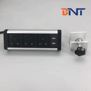 Buy cheap Clamp on conference table movable table power socket outlet product