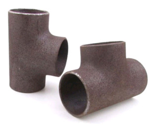 DIN2617 Galvanized STD Carbon Steel Pipe Tee Fitting Pure Seamless