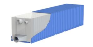 China Baffled Bulk Container Liner / Industrial Storage Containers customized on sale