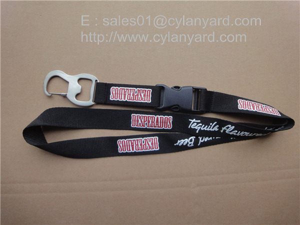 Printed polyester key holder lanyards, polyester neck lanyard with split key ring,