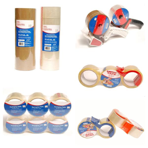 Self Adhesive Carton Packing Tape BOPP Transparent Packaging Tape For Carton Sealing