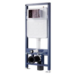 Buy cheap Rectangular Low Level Concealed Cistern with Adjustable Flush Volume 3L-9L - Plastic product