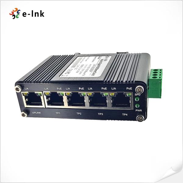 Quality 12v 802.3af Passive Industrial PoE Switch Unmanaged Gigabit Network for sale