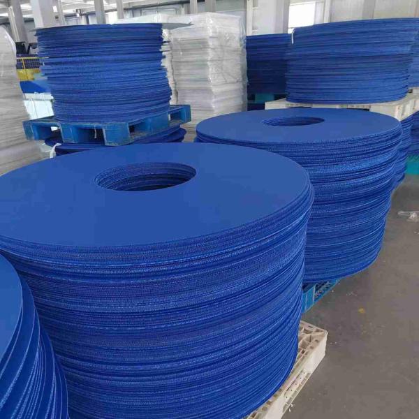 Quality Blue Red Plastic Coated Corrugated Sheets 8mm Anti Static Round Corrugated Sheets for sale