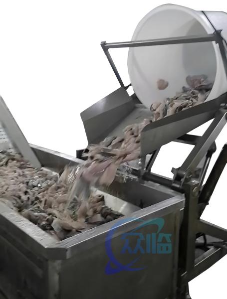 Quality Multiscene 2.2KW Fish Processing Unit , Industrial Salmon Processing Equipment for sale