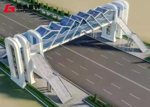 China Prefabricated Frame Bridge Steel StructureTruss Pedestrian Bridge on sale