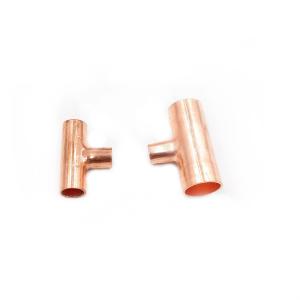 Buy cheap NXF Various Types Copper Tee T18033/EN1057/ASTM B88/AS1432 Fittings TP2 Cu-DHP C12200 C1220 For Plumbing product