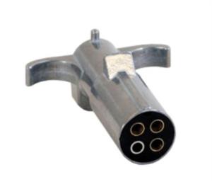 China 4 Pin Round America Type Connector Plug Waterproof Zinc Material on sale