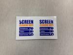 Disposable single packed customized telphone screen wipes