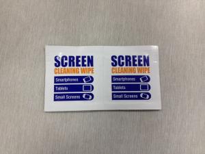 cheaper than cloth/China factory single packed customized wet wipes for screens