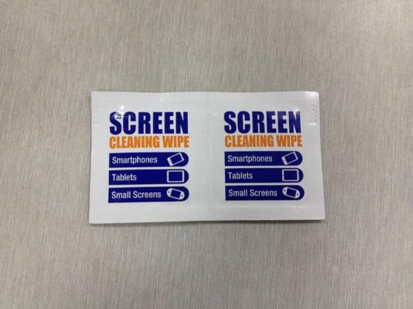 Quality cheaper than cloth/China factory single packed customized wet wipes for screens for sale