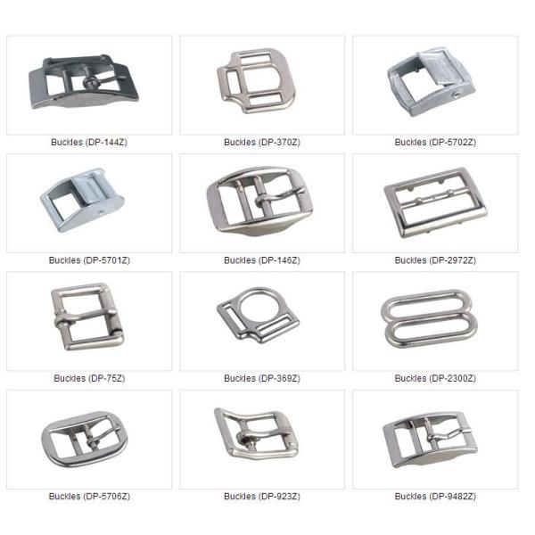 DP-923Z Zinc Alloy Pin Pet Buckles Double Bar Buckle For Leather