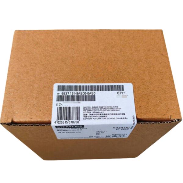 SIEMENS 6ES7151-8AB00-0AB0 SIMATIC DP, IM151-8 PN/DP CPU F. ET200S, 128 KB WORK